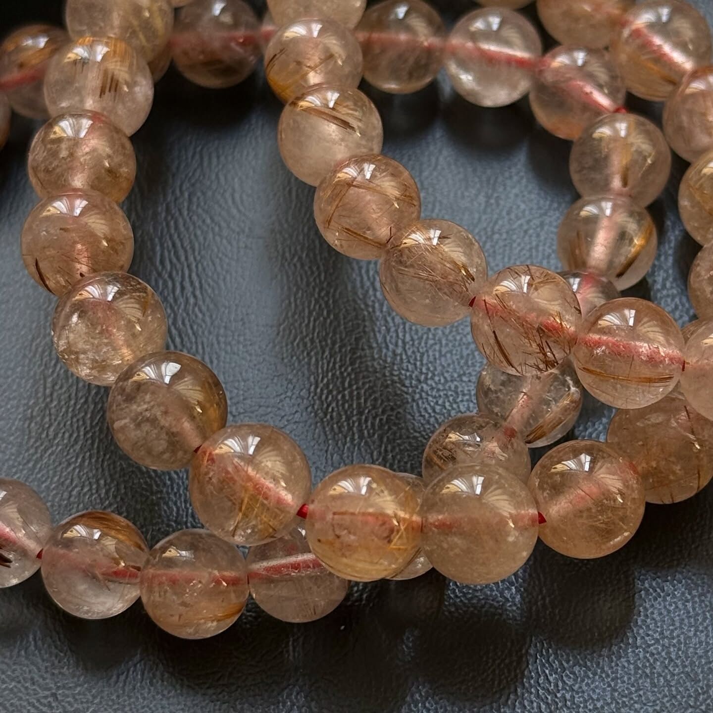 [原石] 銅鈦晶 / 鈦髮晶 水晶手串