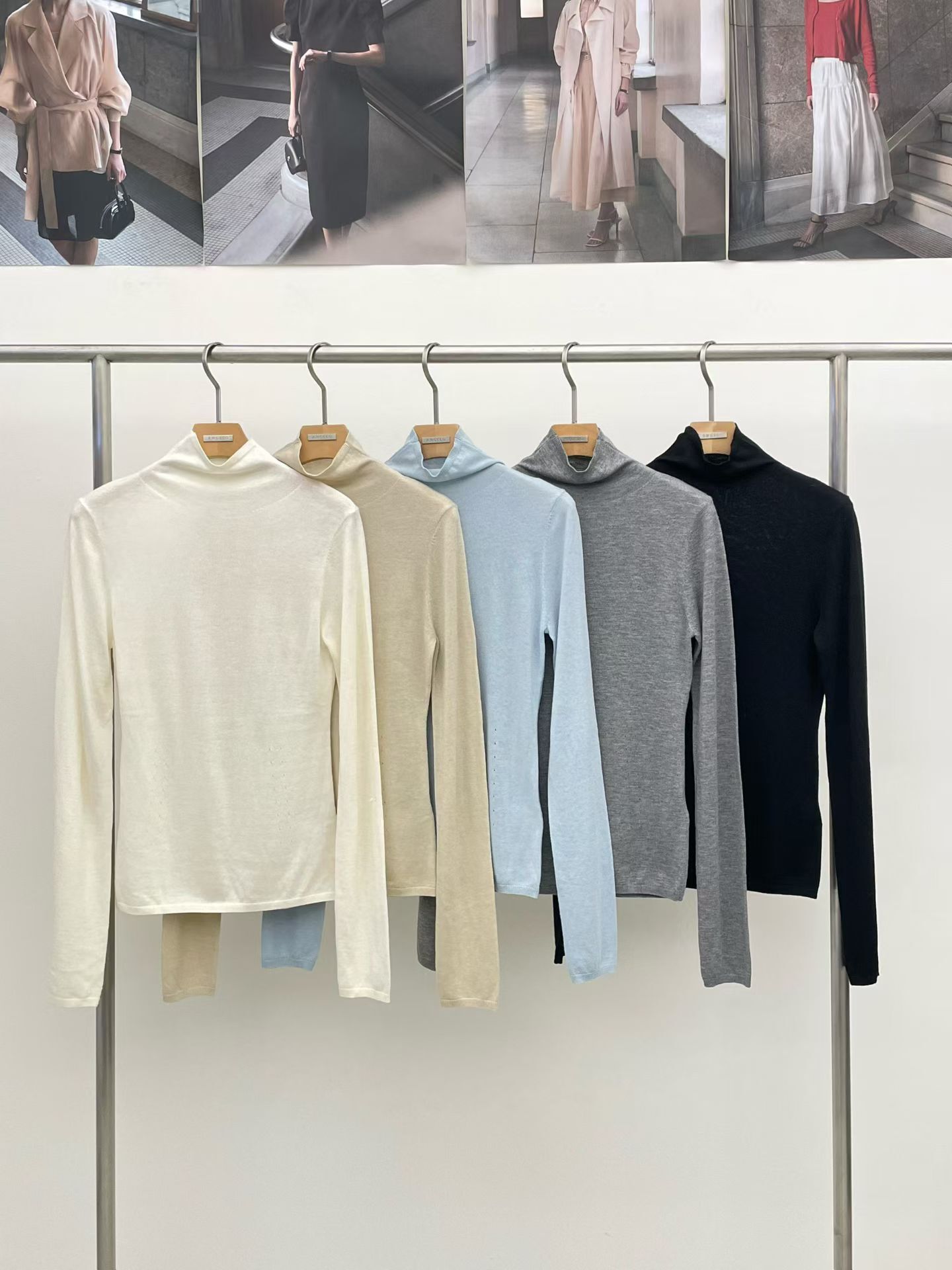 CC19 羊毛軟綿樽領上衣 *特價*