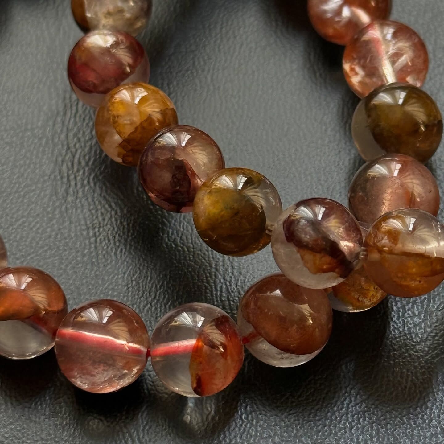 [原石] 紅膠花石英 水晶手串