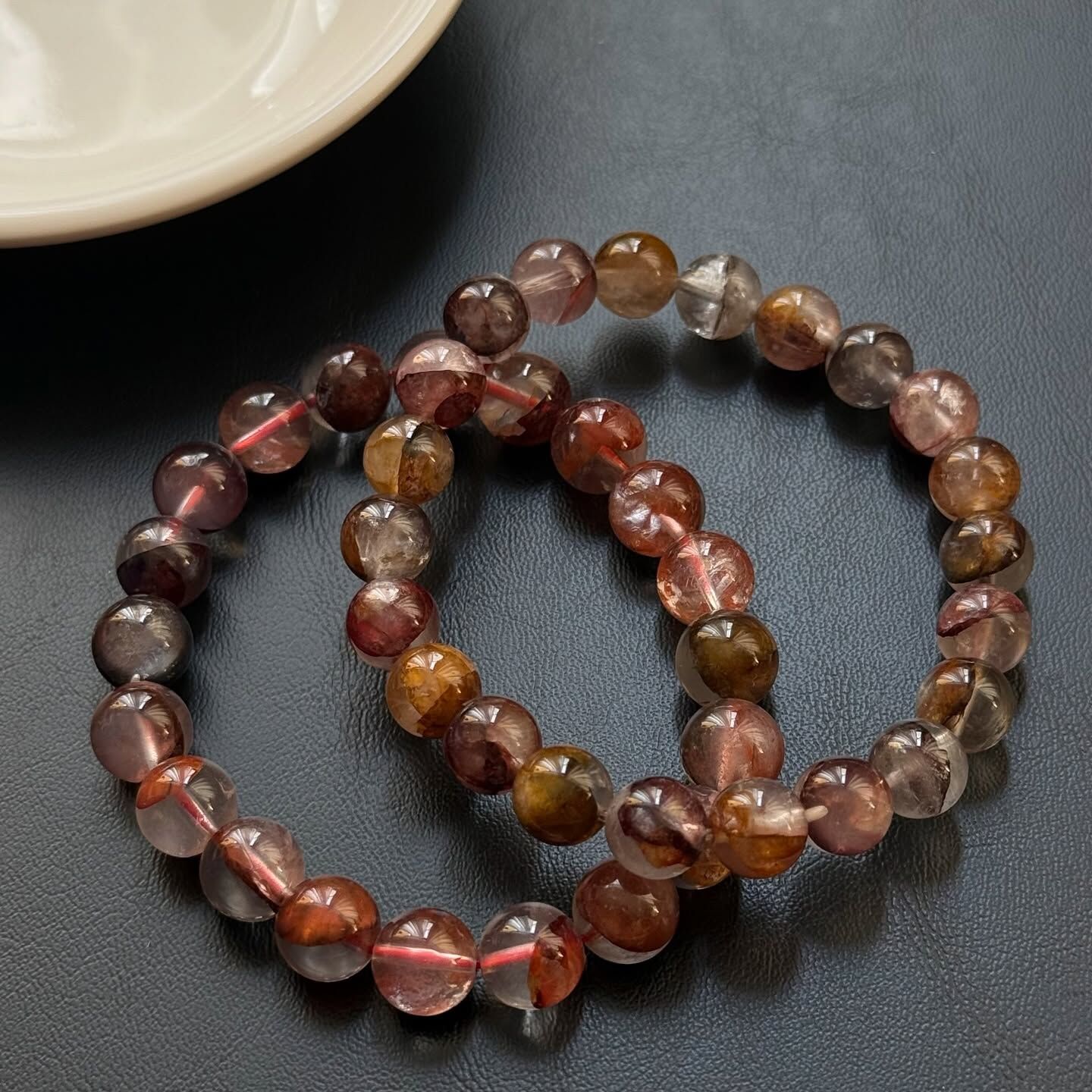 [原石] 紅膠花石英 水晶手串