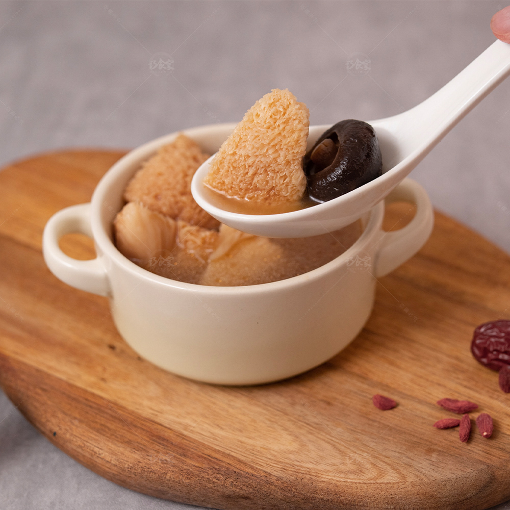 麻油猴菇湯(蛋素)