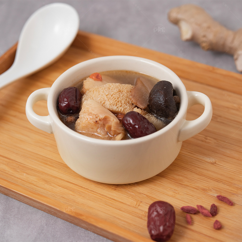 麻油猴菇湯(蛋素)