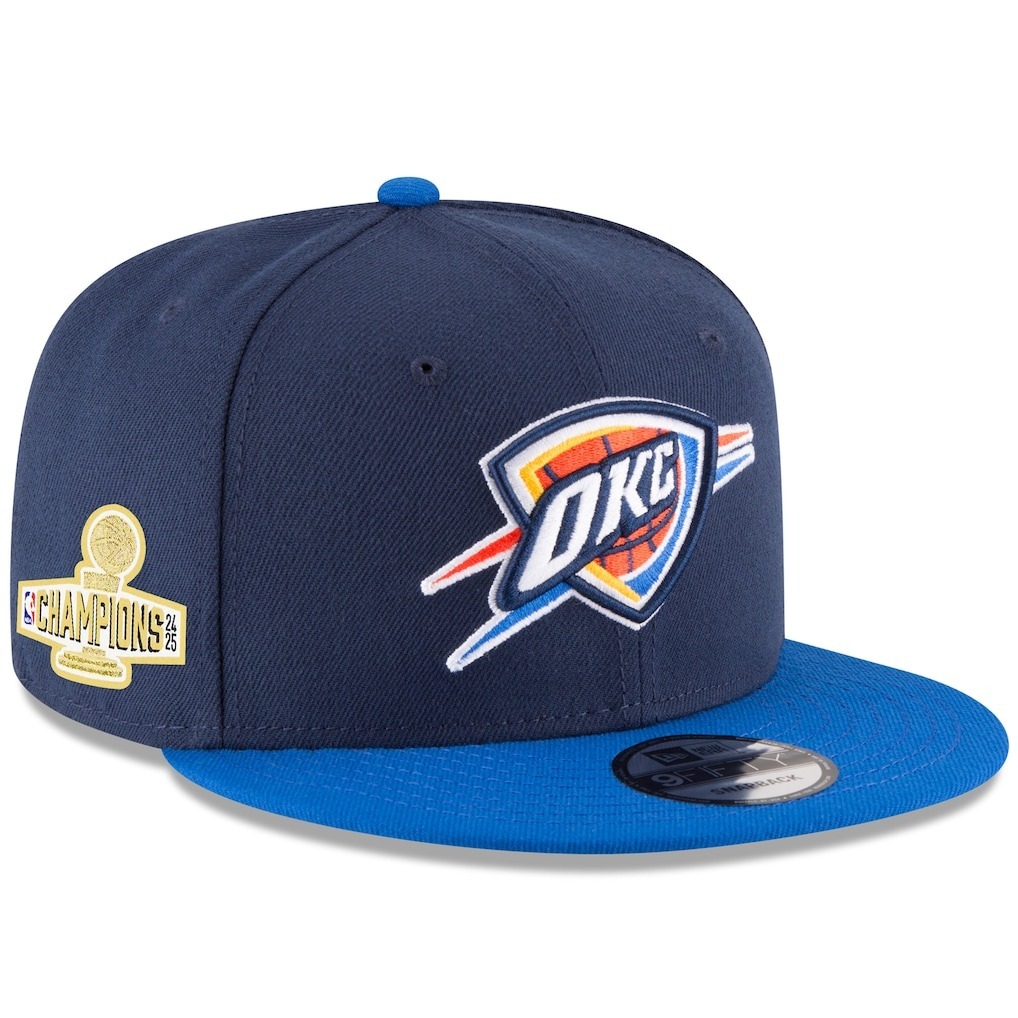 NBA帽子 Oklahoma City Thunder 奧克拉荷馬城雷霆 雙色 冠軍金盃 棒球帽 New Era 9FIFTY 可調式 全新