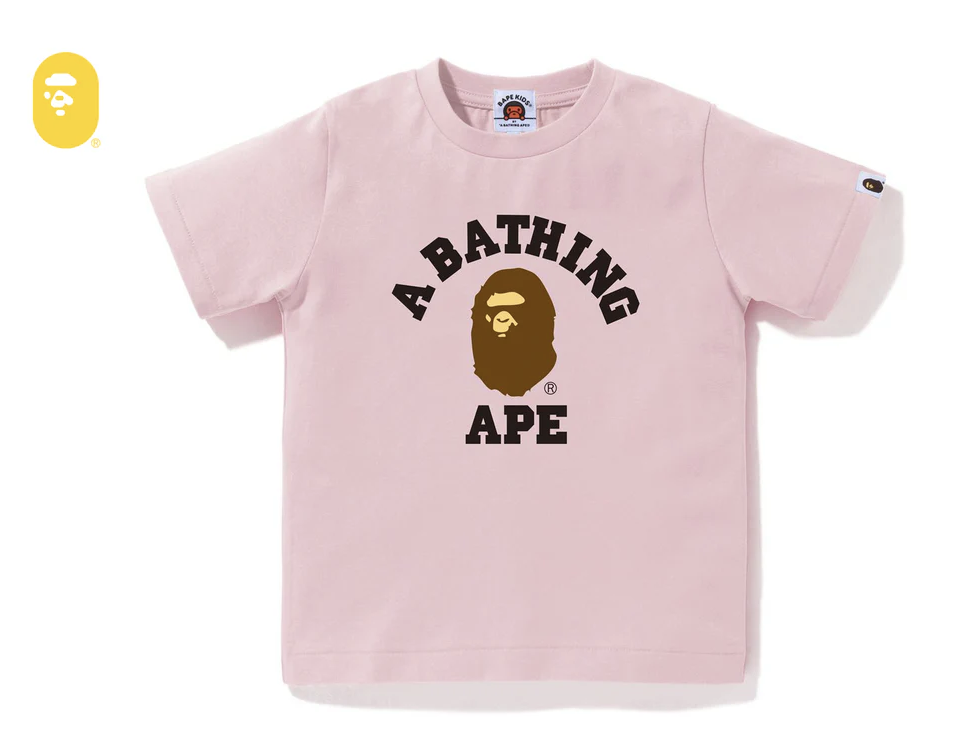 【BAPE童裝】0117 發售 COLLEGE TEE