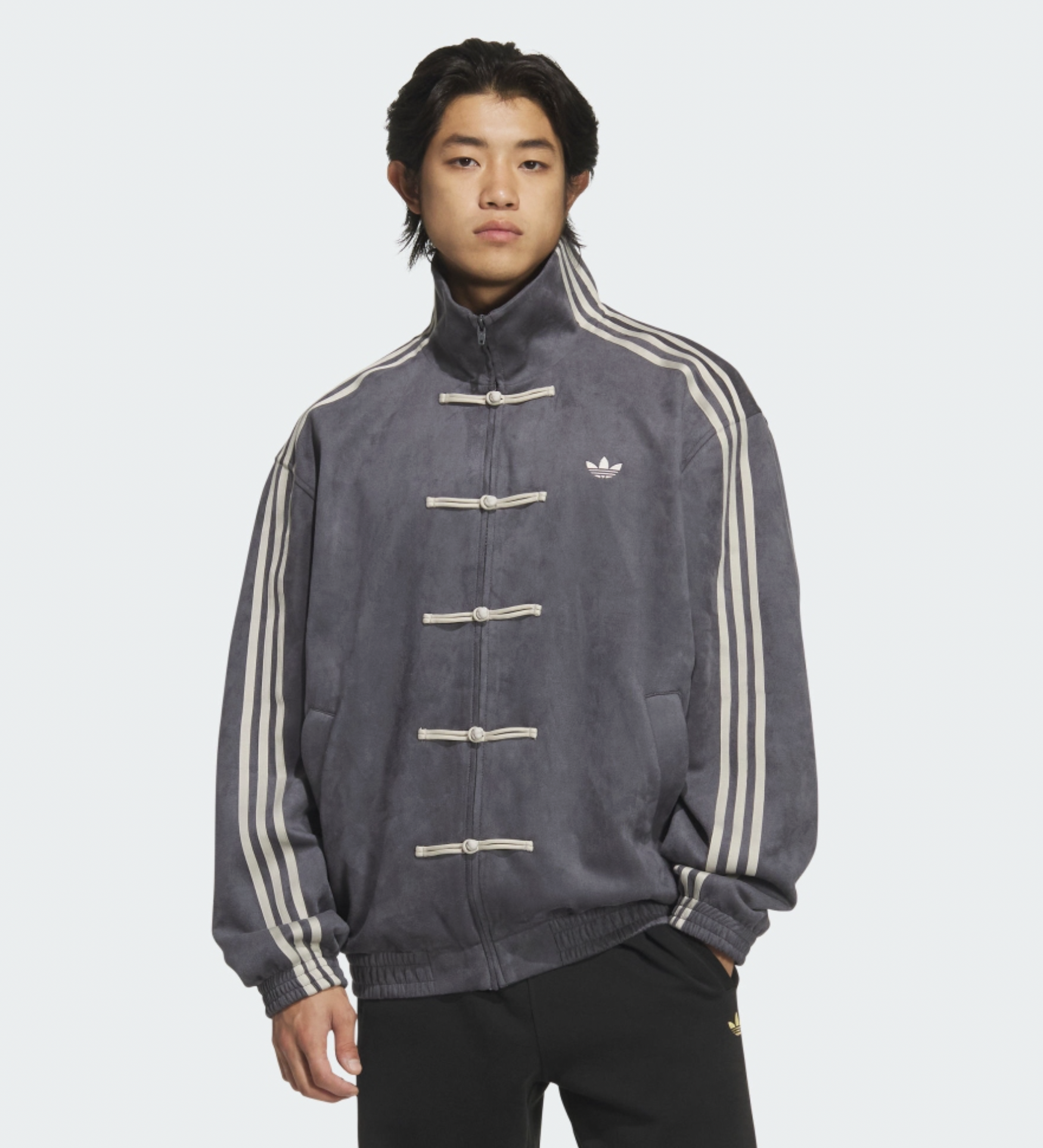 [現貨] Adidas Originals CNY 唐裝外套 | Grey Blue | KR0295