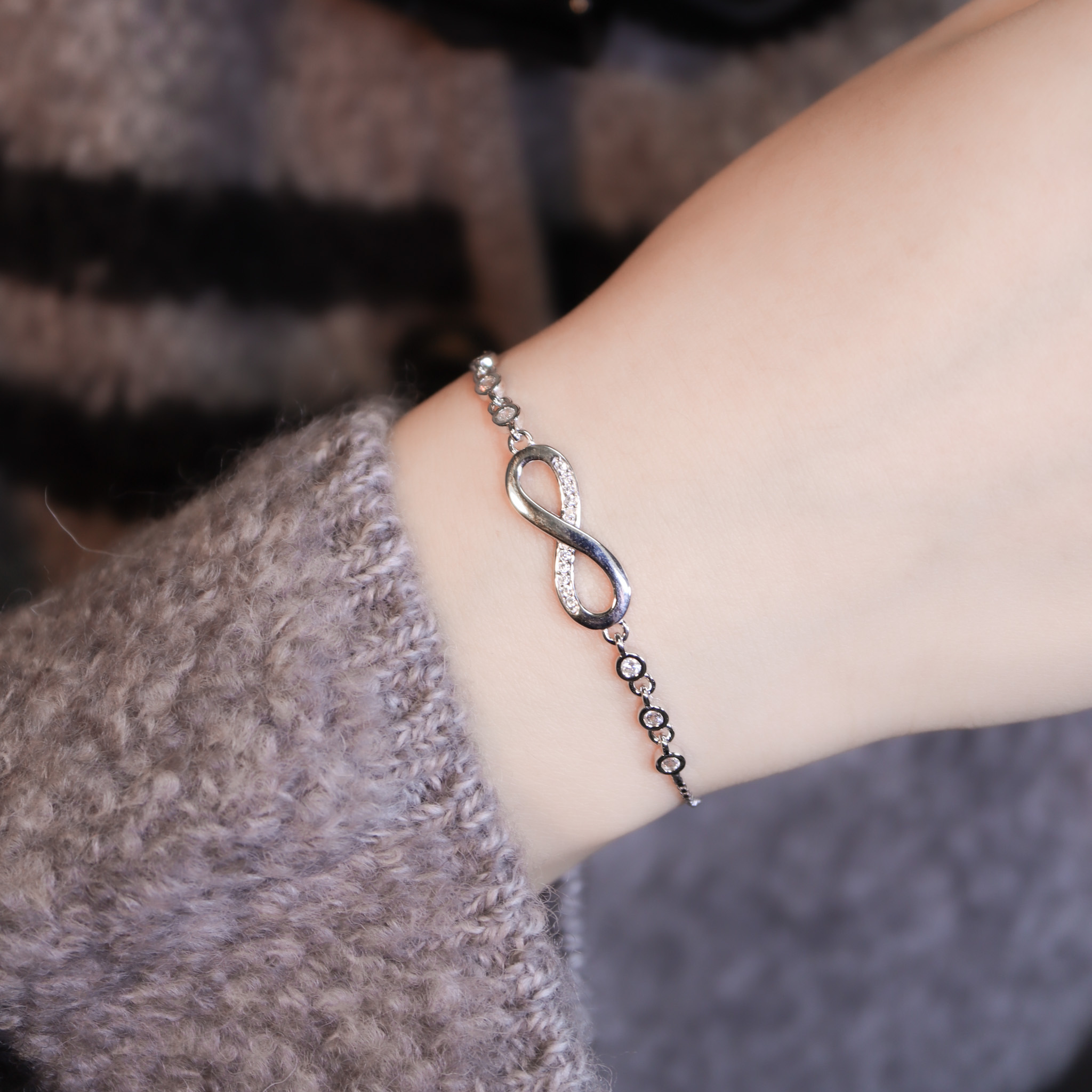 | 925純銀・白金・ 玫瑰金 | 我們無止境的故事手鏈 (銀 / 玫瑰金) | BR1474 |