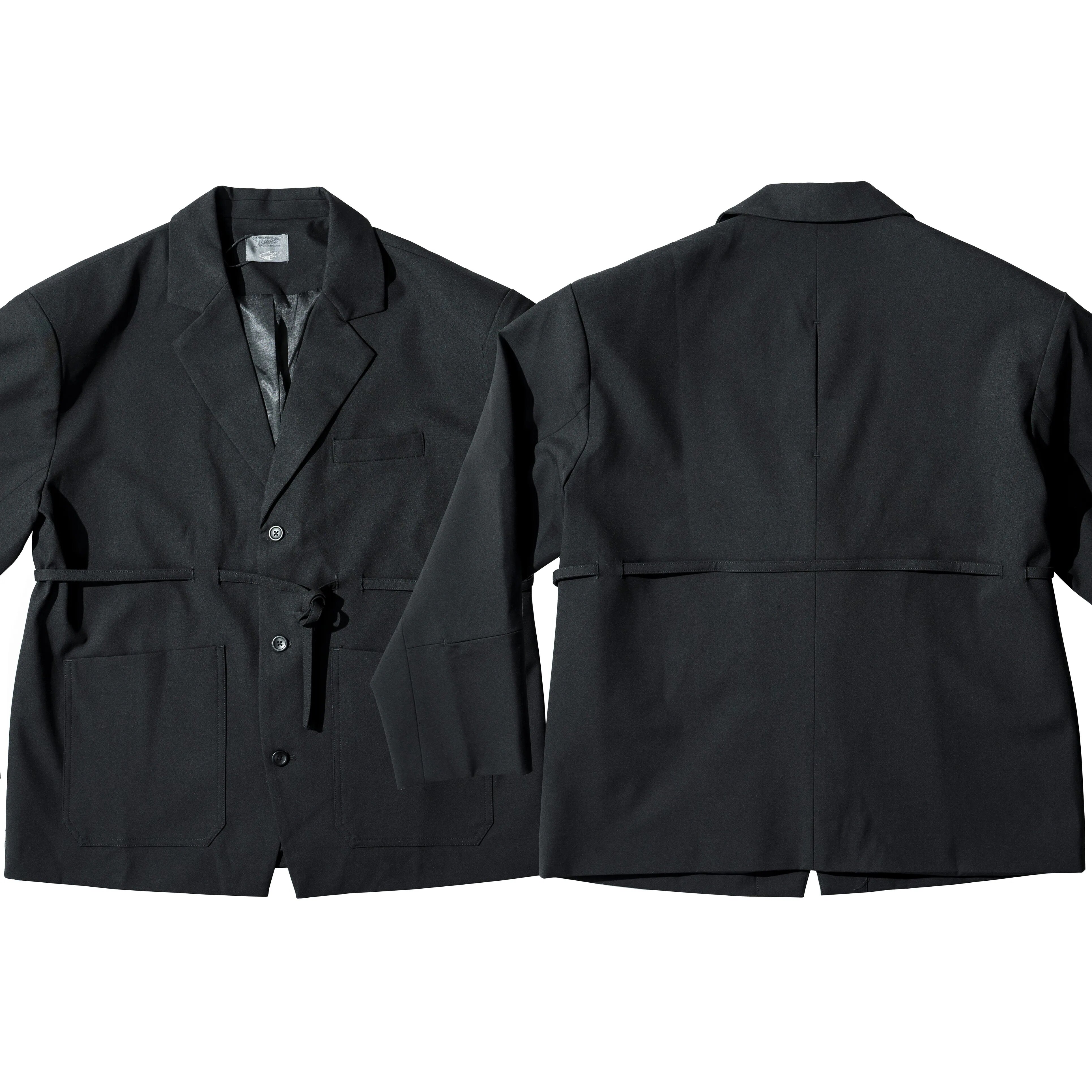 【車庫服飾】AT x AGILITY / Strap Blazer 綁帶 西裝外套 [AA-J01]