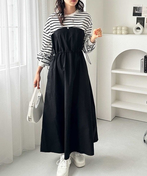 GA Perfect for spring! Layered bustier dress