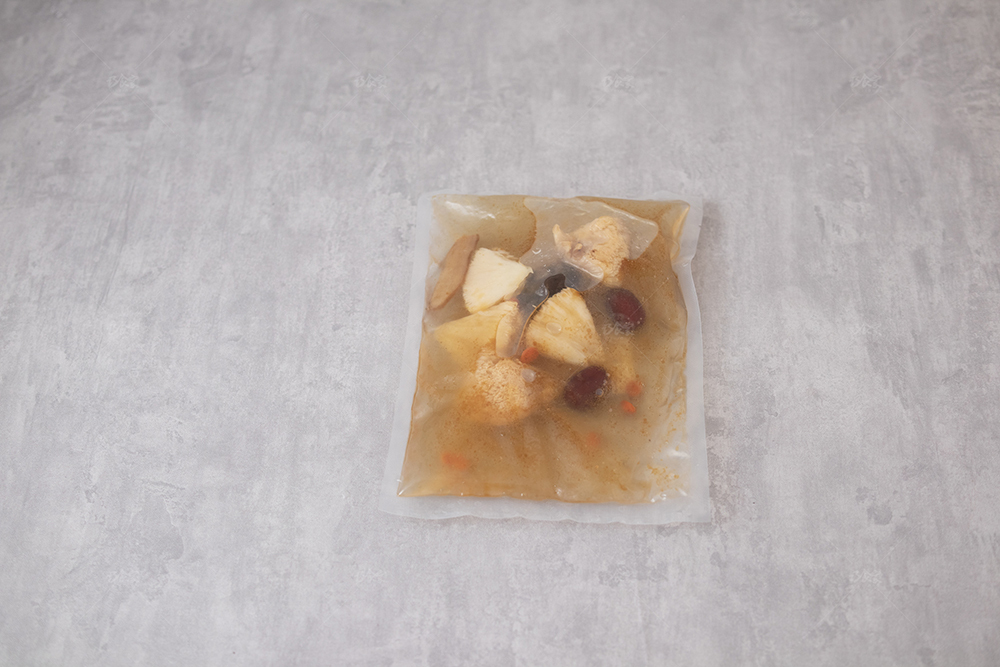 麻油猴菇湯：不須解凍三分鐘快速上桌
