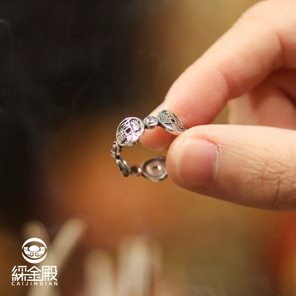 財神賜福招財戒-五帝招財戒｜《含過爐》｜招財．迎好運【綵金殿】