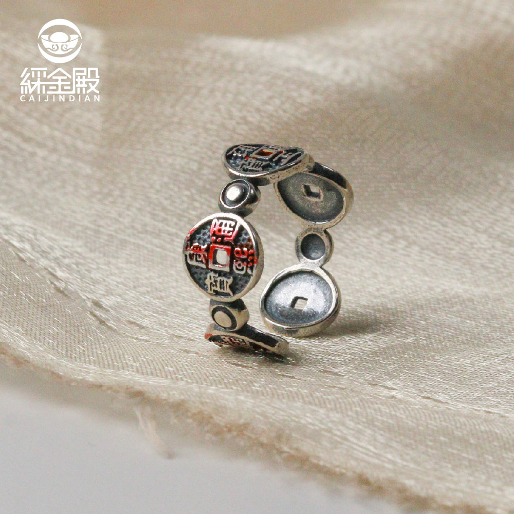 財神賜福招財戒-五帝招財戒｜《含過爐》｜招財．迎好運【綵金殿】