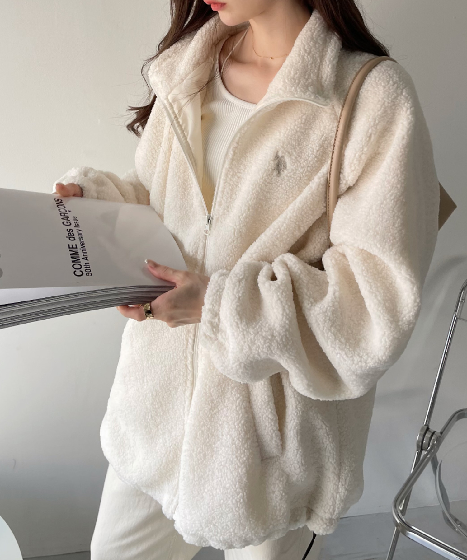 🇯🇵U.S. POLO ASSN. X Ada. 立領 羊羔毛外套 拉鍊外套 抓絨 / 預購