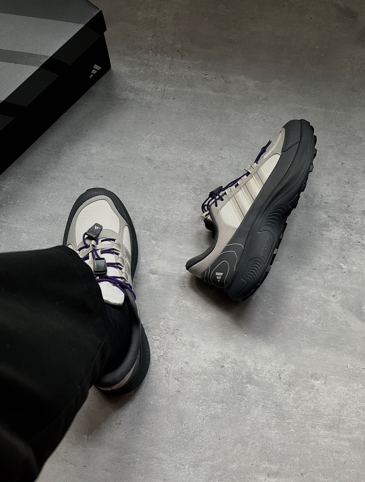 Adidas Roam Wander 黑色 奶茶灰 機能風 抽繩 復古 登山鞋 慢跑鞋 JR7649 JR7653/預購