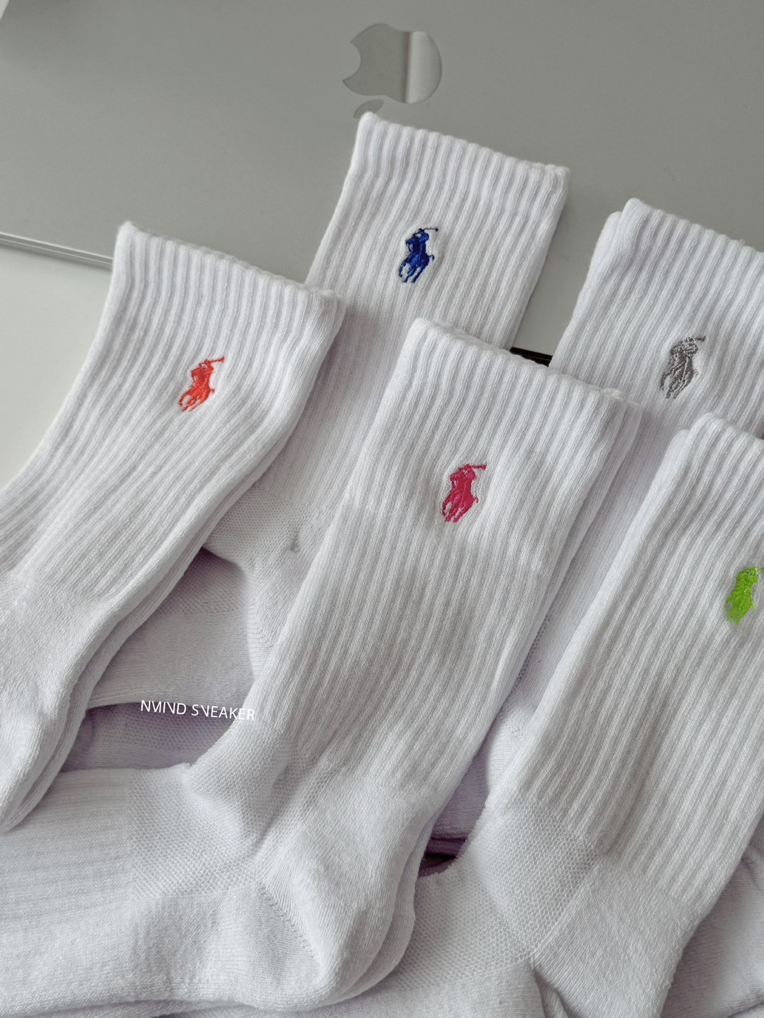 <拍照樣品> Polo Ralph Lauren 刺繡Logo 襪子