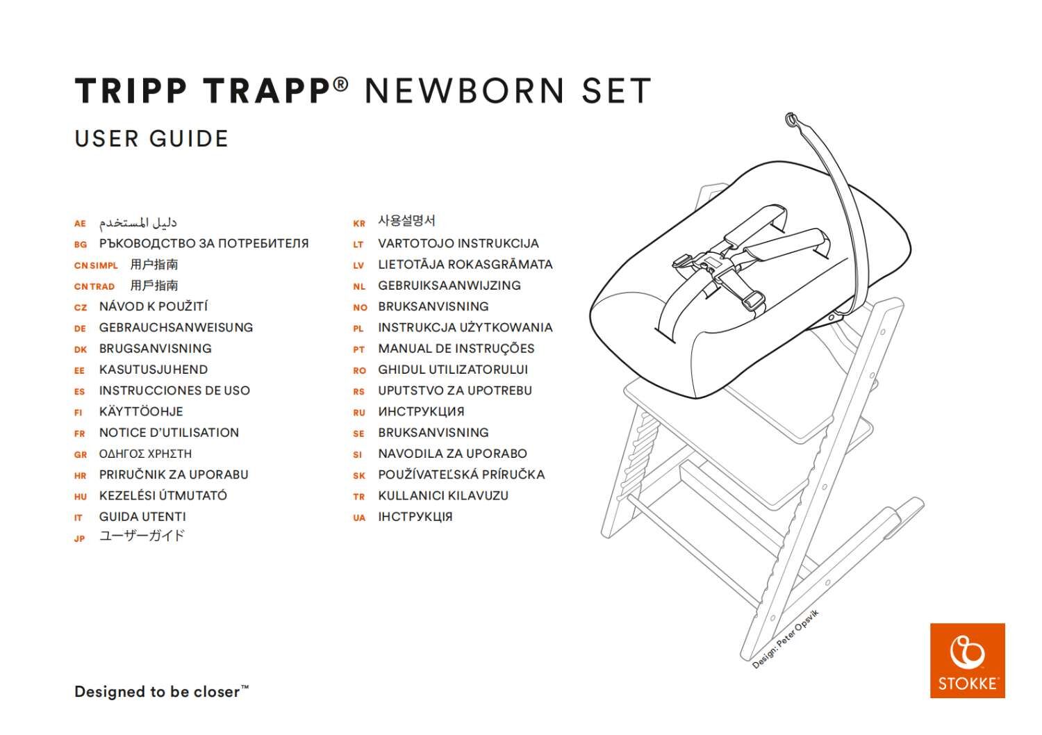 Tripp Trapp® Newborn Set - Product Use/Installation Ins