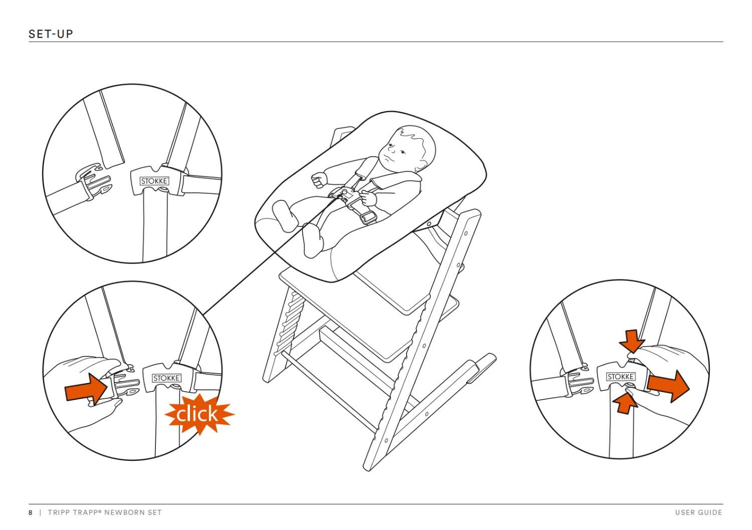 Tripp Trapp® Newborn Set - Product Use/Installation Ins