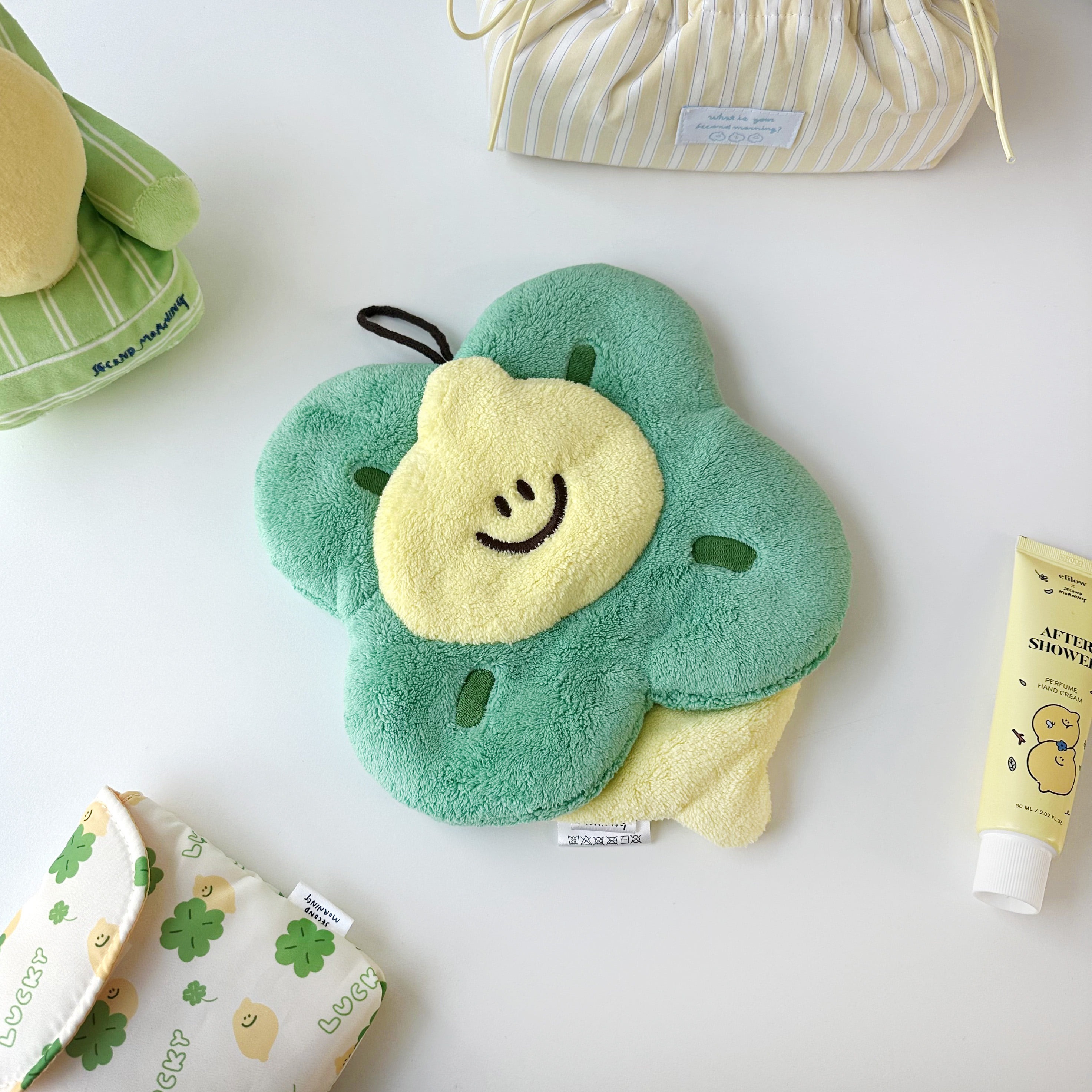 【SecondMorning】檸檬幸運草擦手巾