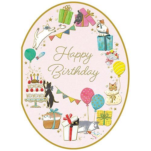Chikyu Greetings 生日卡 貓咪