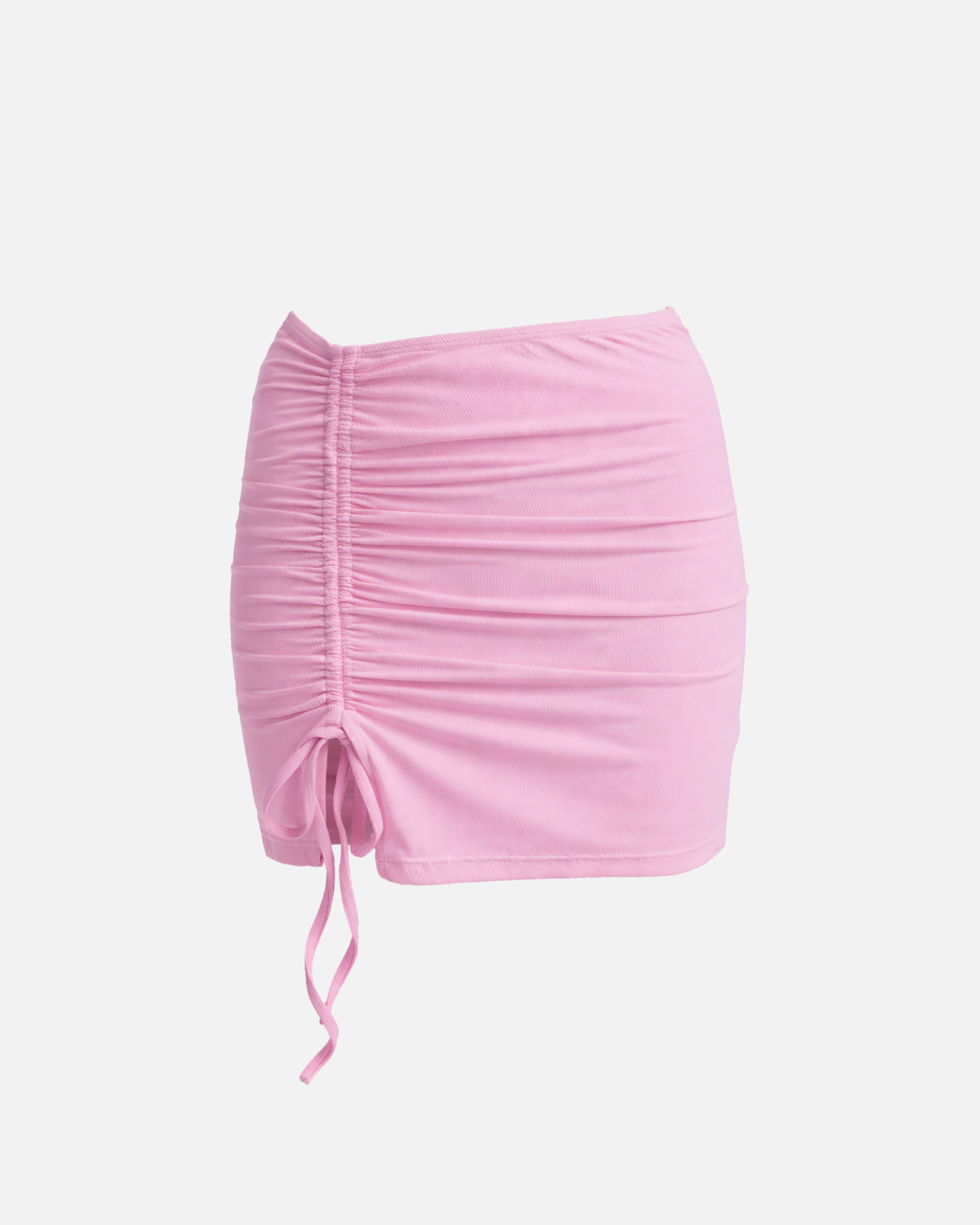 【羅紋草莓牛奶】Aura 開衩抽繩外罩泳裙