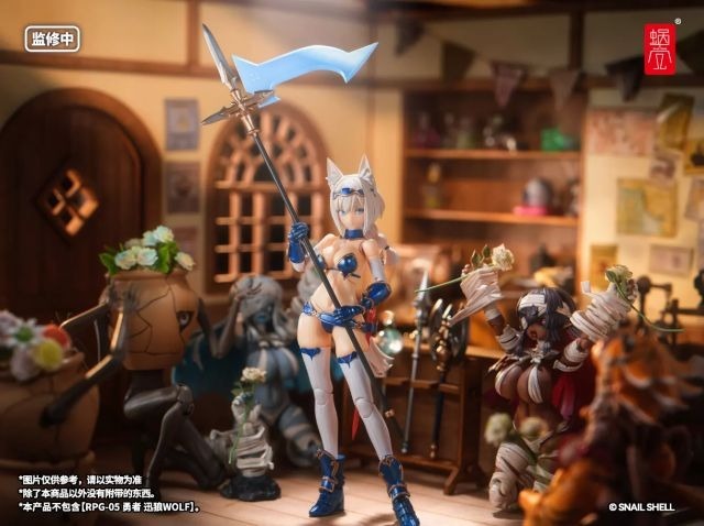 蝸之殼 RPG-05 1/12 勇者 迅狼 Wolf 配件包