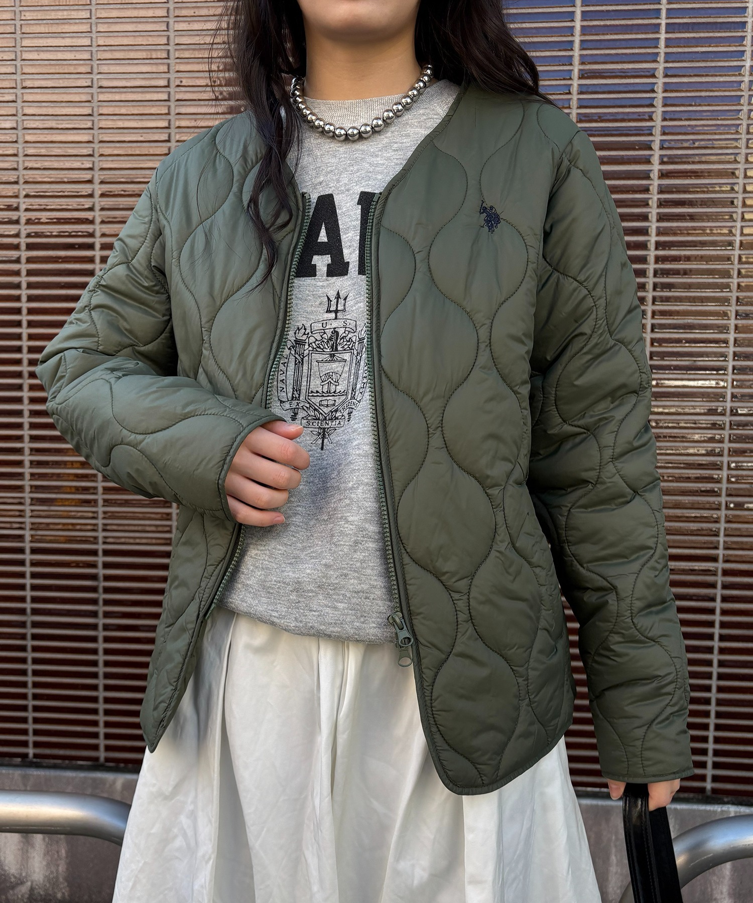 🇯🇵U.S. POLO ASSN. X SETUP7 無領 絎縫夾克 拉鍊外套 / 預購