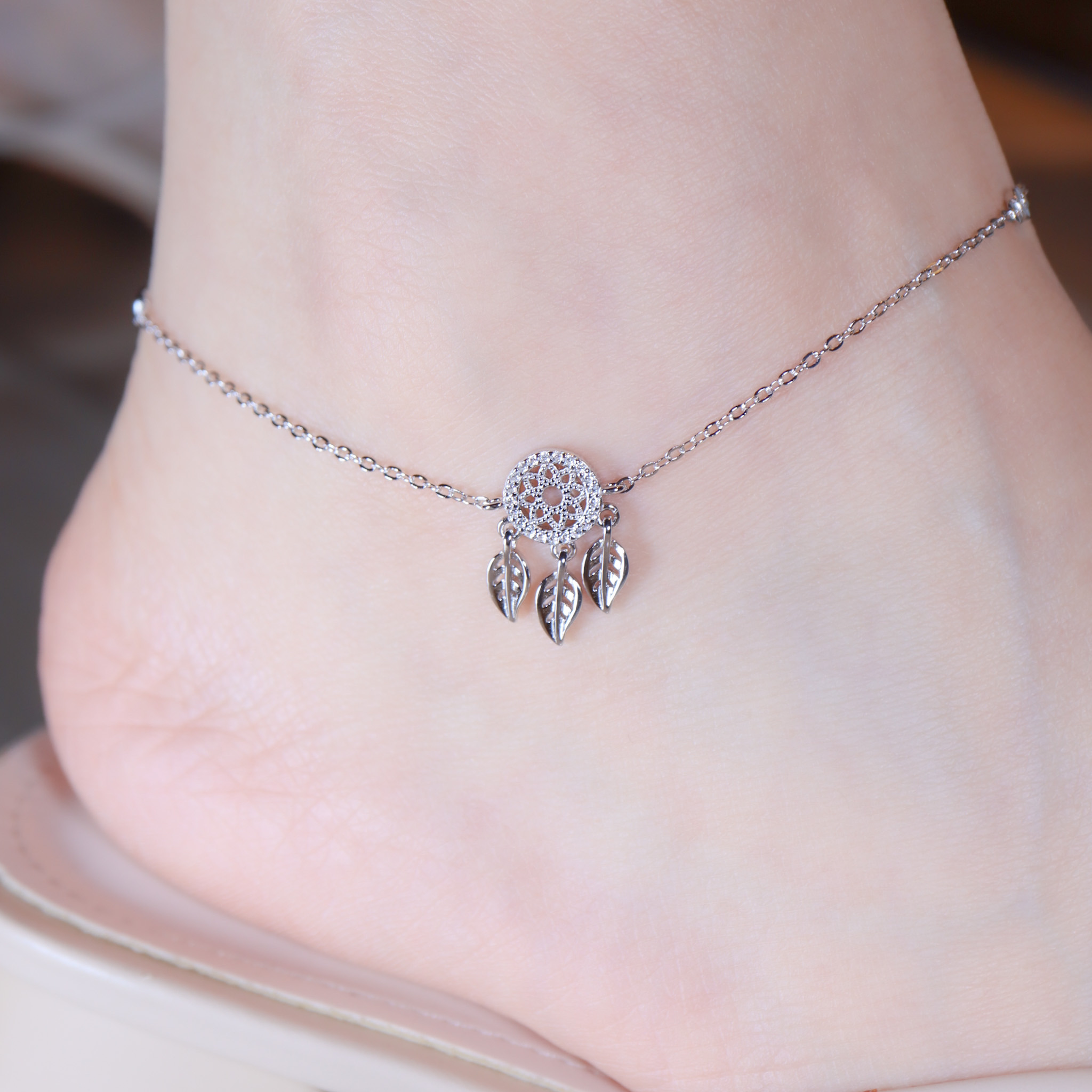 | 925純銀丨小夢盪漾腳鏈 | AN0141 |