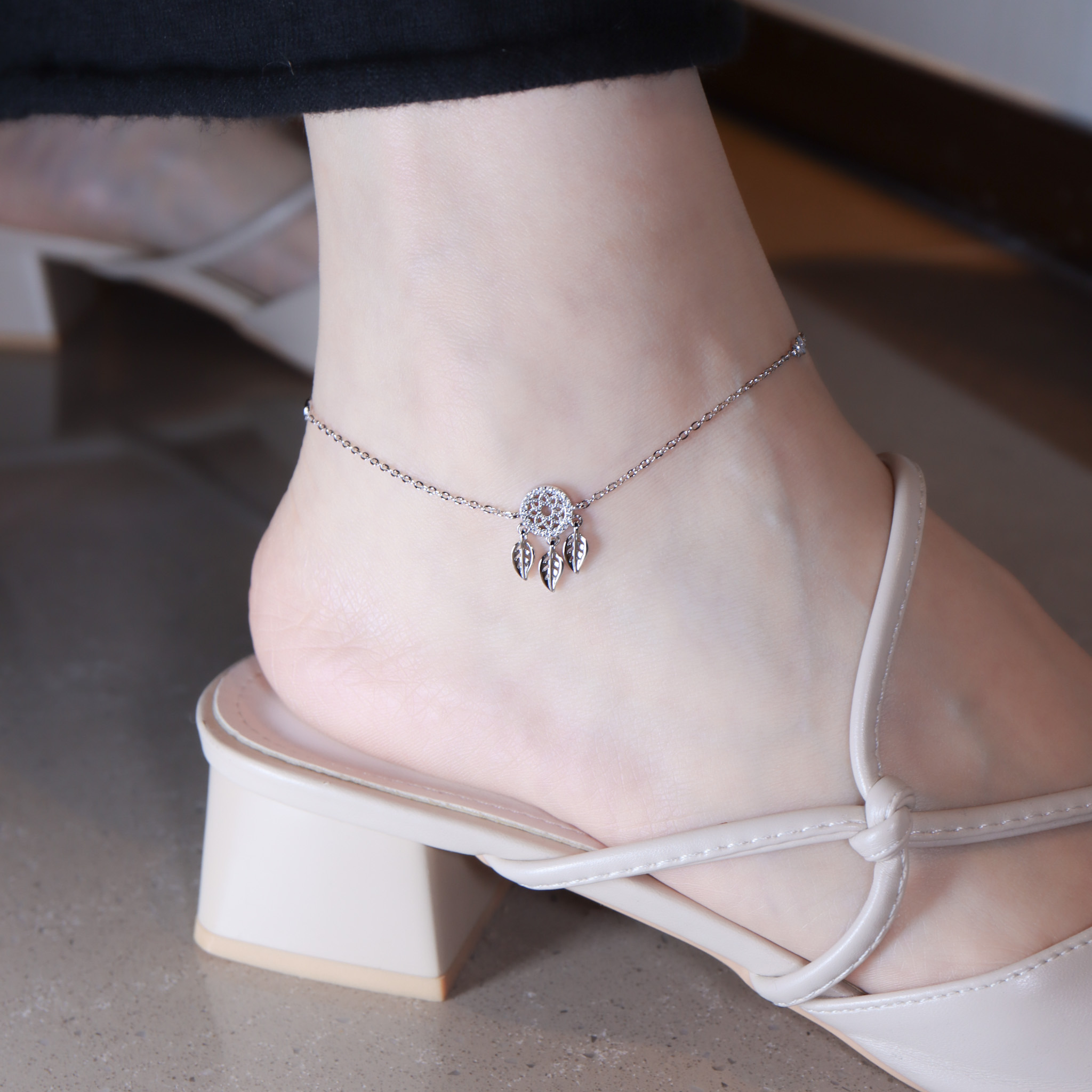 | 925純銀丨小夢盪漾腳鏈 | AN0141 |