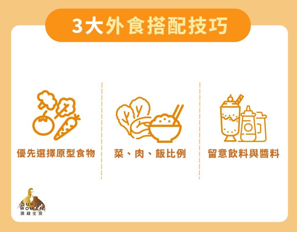 3 大外食搭配技巧