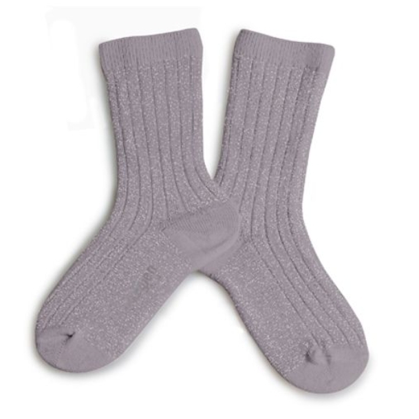 (預購) COLLEGIEN 金蔥羅紋襪 Victoire - 406 Glycine du Japon 紫藤