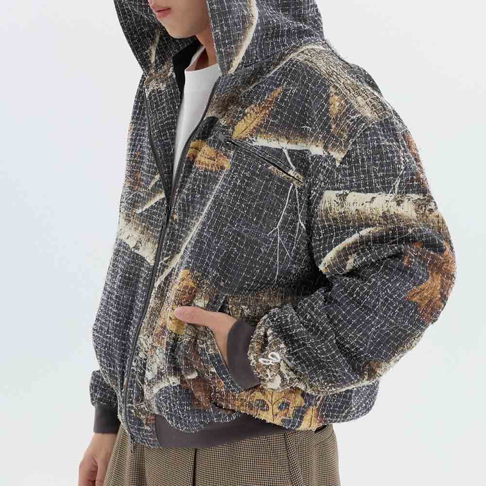 【車庫服飾】QUEST TREE CAMO ZIP HOODIE