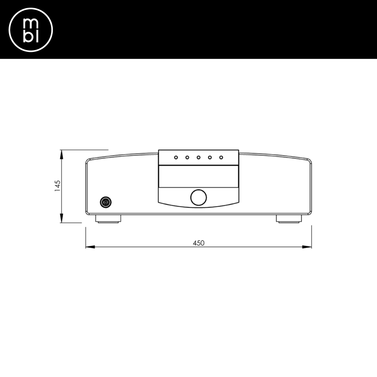 MBL Cadenza C11 Preamplifier Dimension