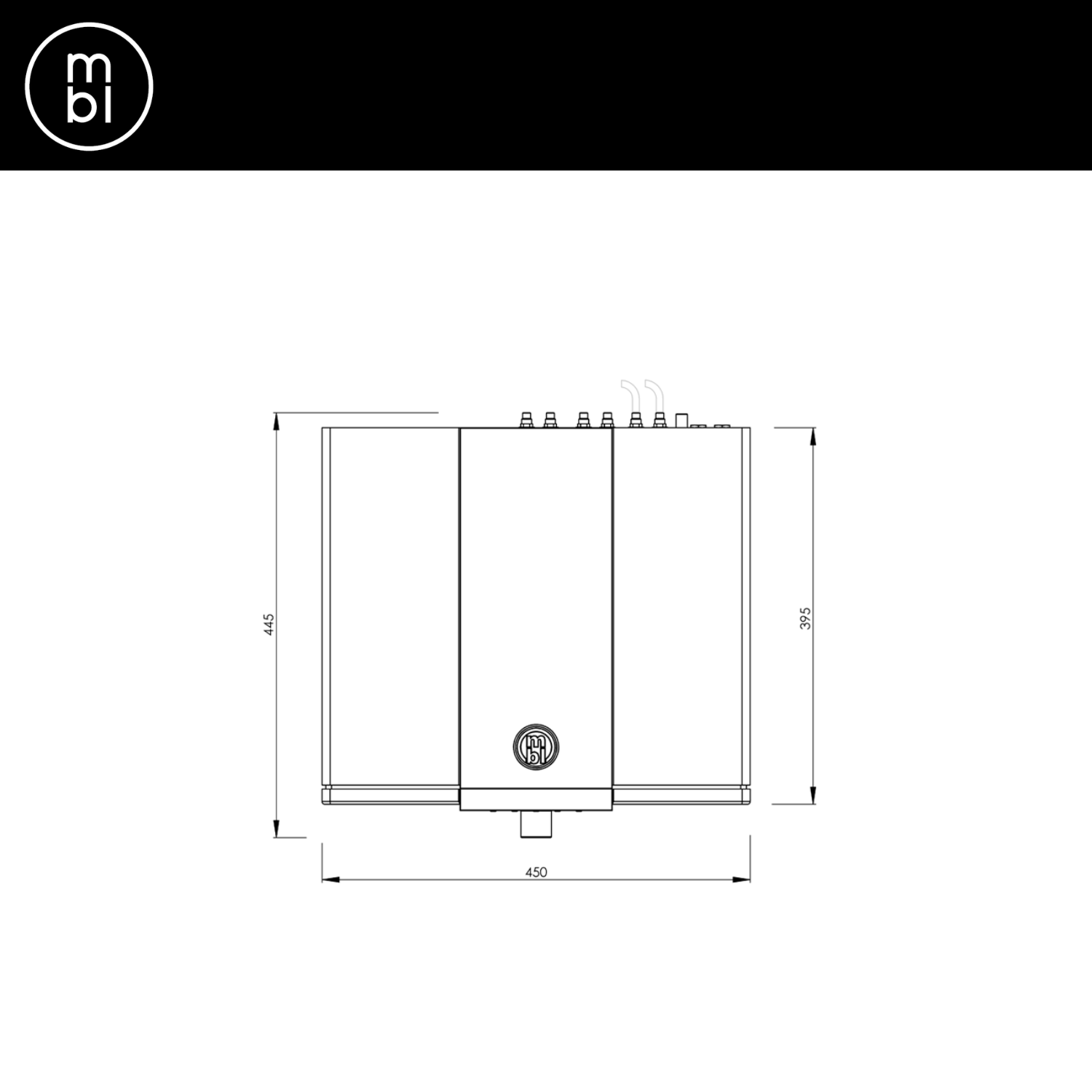 MBL Cadenza C11 Preamplifier Dimension Top