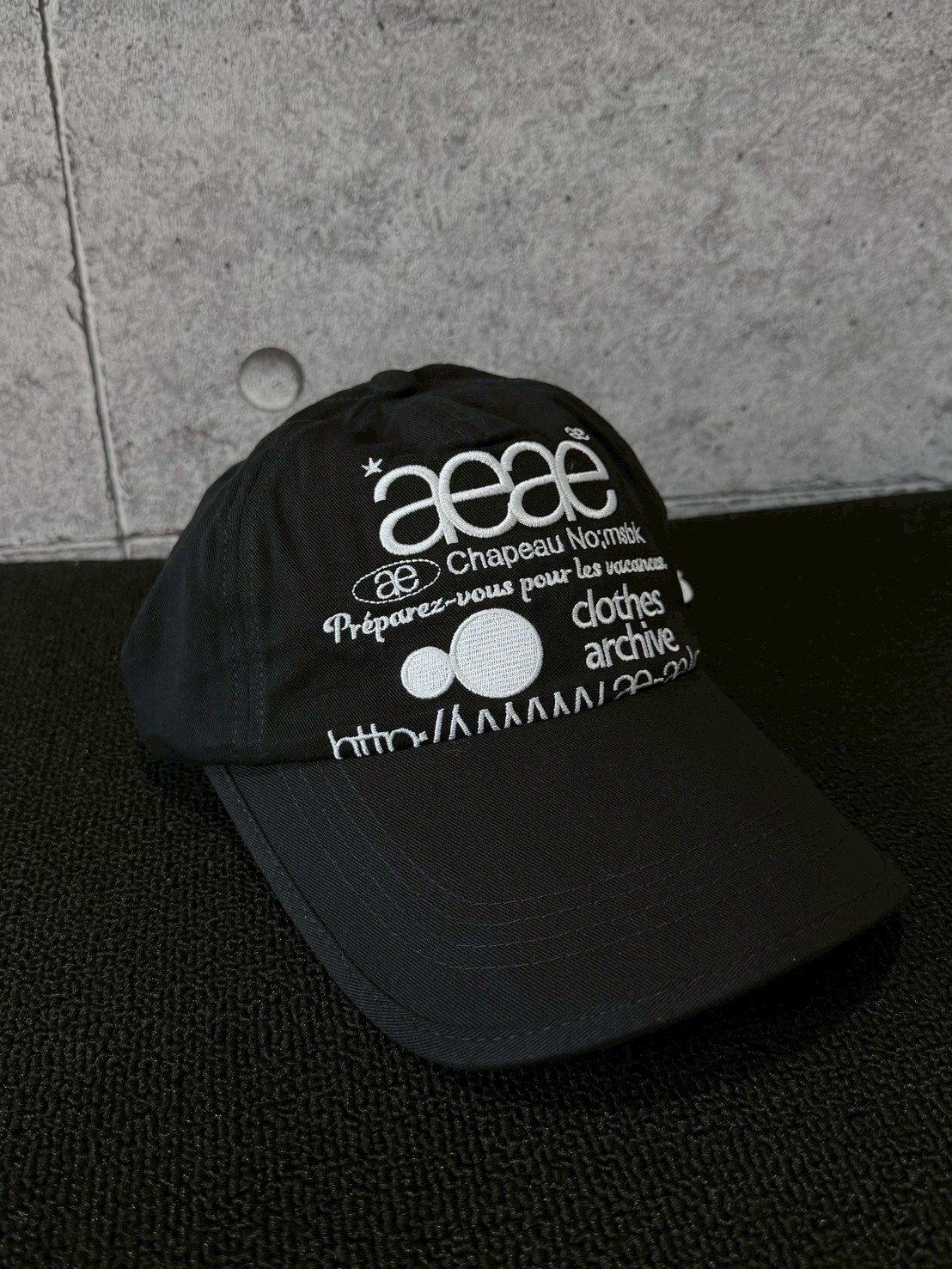 韓國品牌 aeae 爆款刺繡Logo老帽