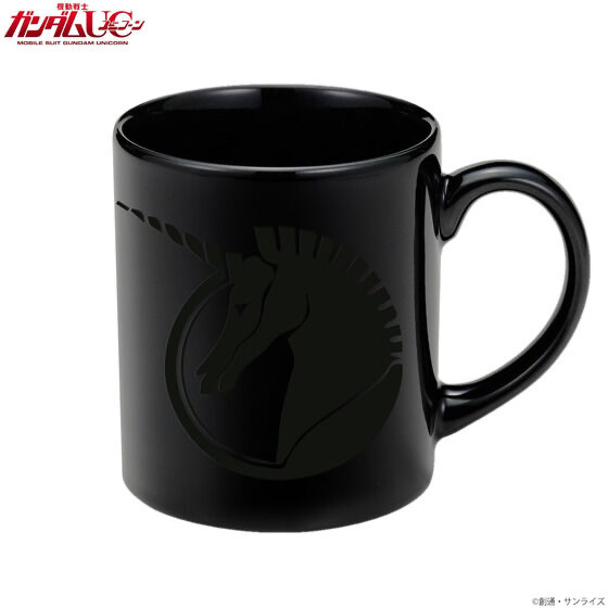 244657 Pbandai 預訂 2026/2月 機動戦士ガンダムUC BLACKシリーズ マーク マグカップ ビスト財団モデル