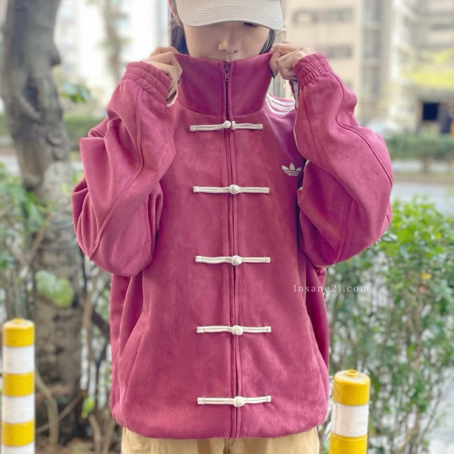 ADIDAS ORIGINALS CTT 3.1 SOFT 復古 磚紅 新中式 唐裝 外套 長袖 夾克 愛迪達 KR0294