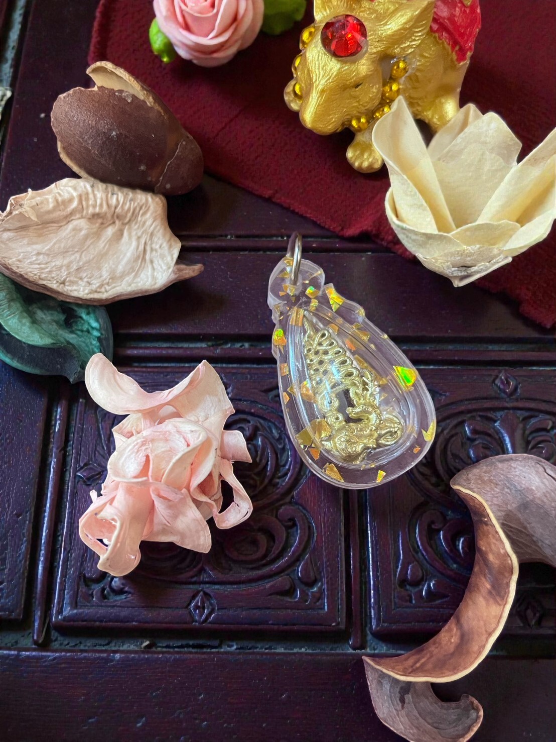 桃花回頭鹿佛牌】【龍波本廟】