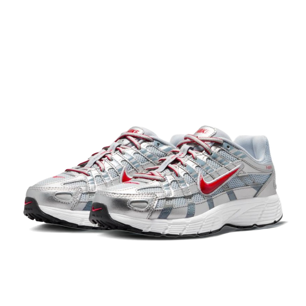 Nike P-6000 Metallic Silver Gym Red 銀紅 GS 復古 跑步鞋 休閒鞋 運動鞋 大童鞋 HV5064-016