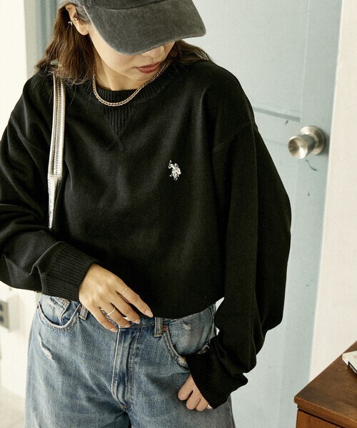 <兩件免運!週日收單> U.S. POLO ASSN. × PUBLUX LOGO圓領針織衫