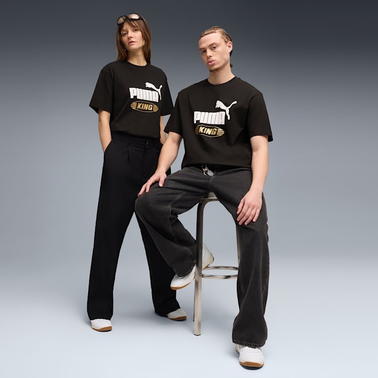 PUMA 短T 流行系列 FUTURE ARCHIVE 黑 LOGO 短袖 T恤 中性 63440601