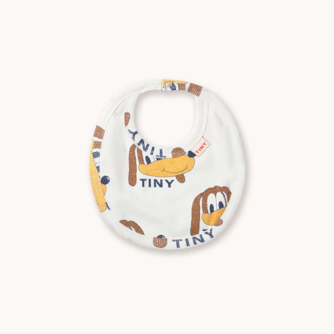 TINYCOTTONS│狗狗圍兜．DOGS RIB BIB．OFF-WHITE