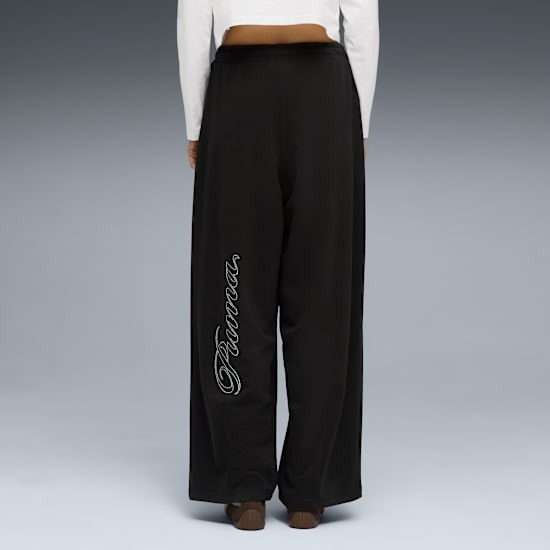 PUMA 長褲 流行系列 ESS 黑 水鑽LOGO 休閒褲 女 63456701