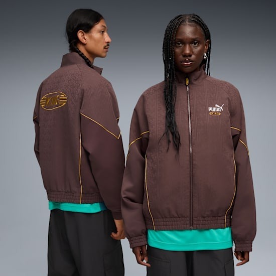 PUMA 外套 流行系列 FUTURE ARCHIVE KING 巧克力 立領外套 中性 63502313