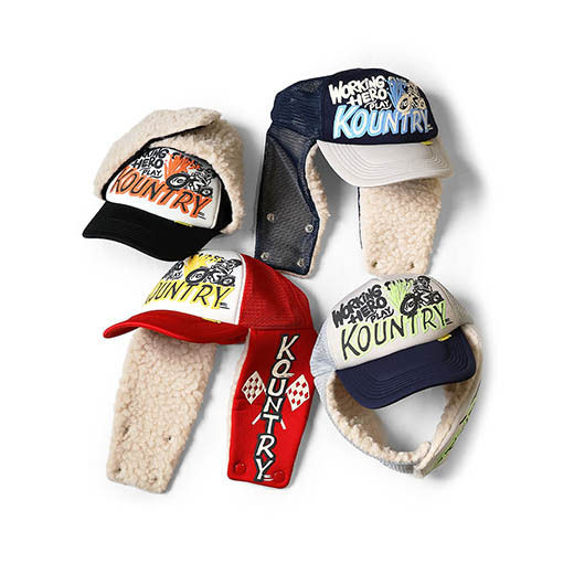KAPITAL COUNTRY RACER LUMBER TRUCK CAP (KOUNTRY FLAG)