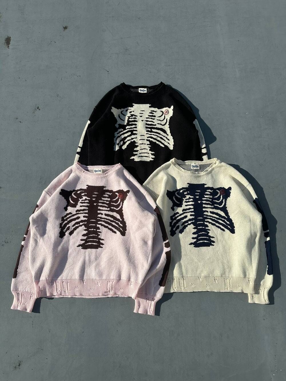 【9090】0117發售 Digital Bone Damage Knit