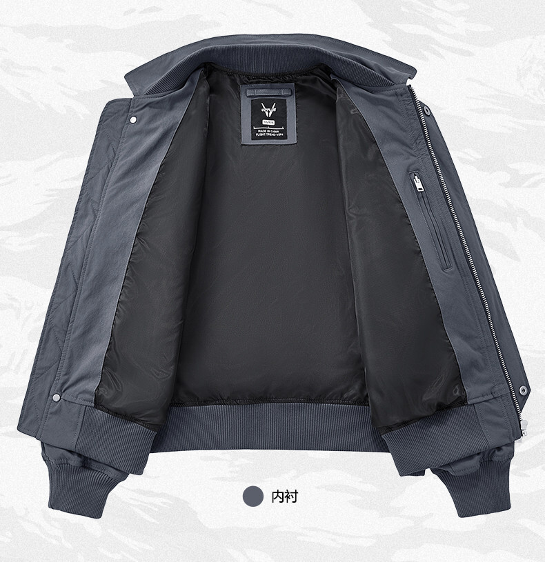 𝙏𝙀𝘾𝙃𝙒𝙀𝘼𝙍  解構設計雙層拉鍊飛行外套