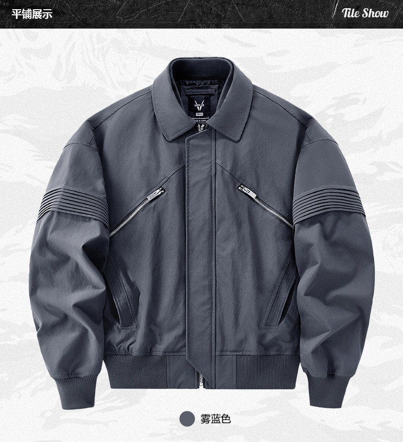 𝙏𝙀𝘾𝙃𝙒𝙀𝘼𝙍  解構設計雙層拉鍊飛行外套