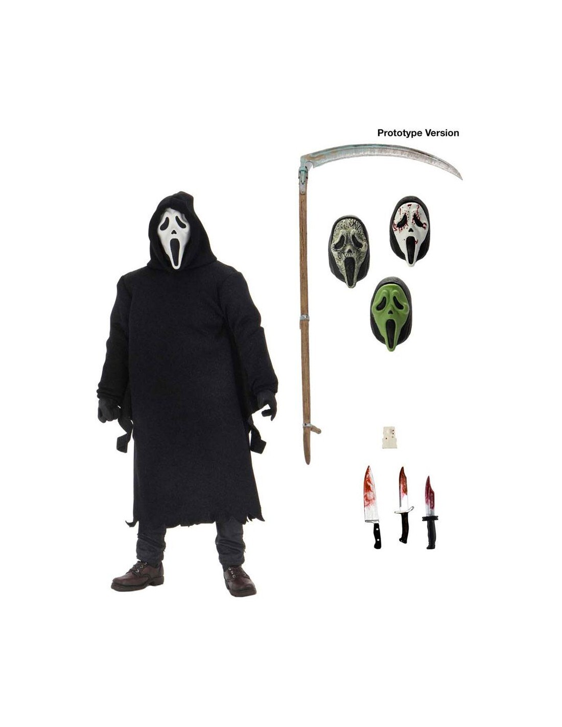 NECA 代理版 可動 鬼臉 Ghost face 7吋