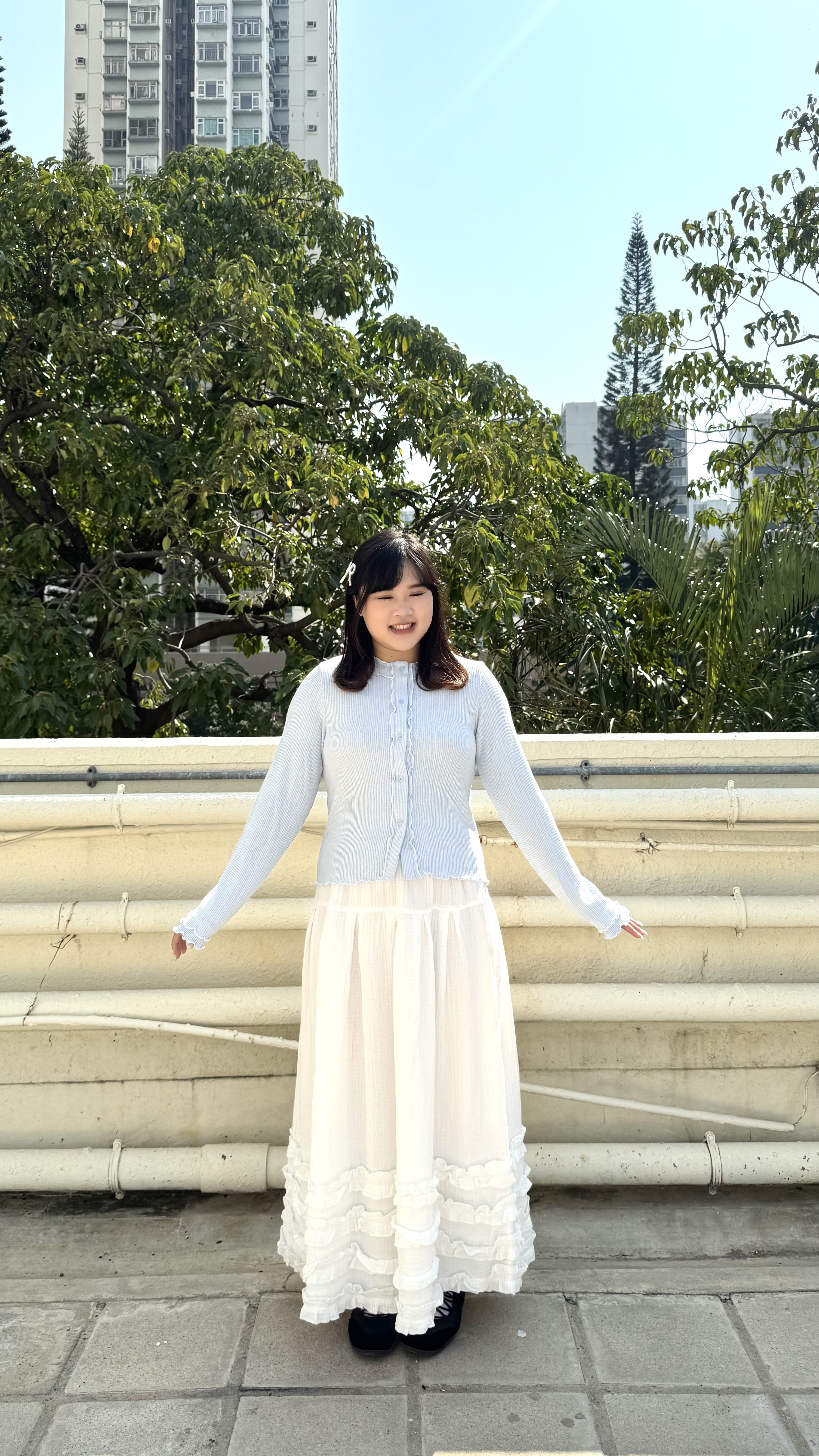 溫柔～花邊撞色外套