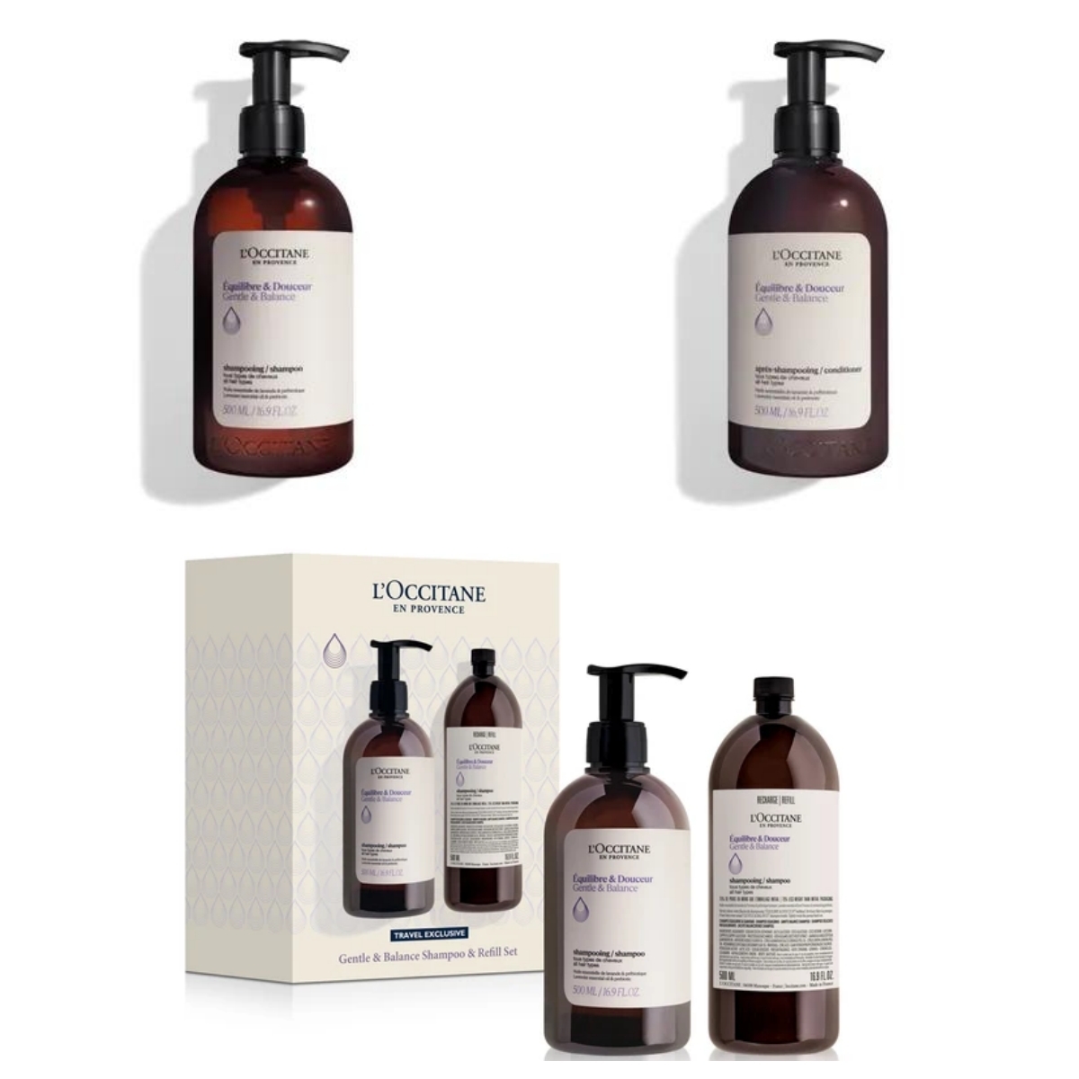 L'OCCITANE 草本療法溫和舒緩洗髮水/護髮素