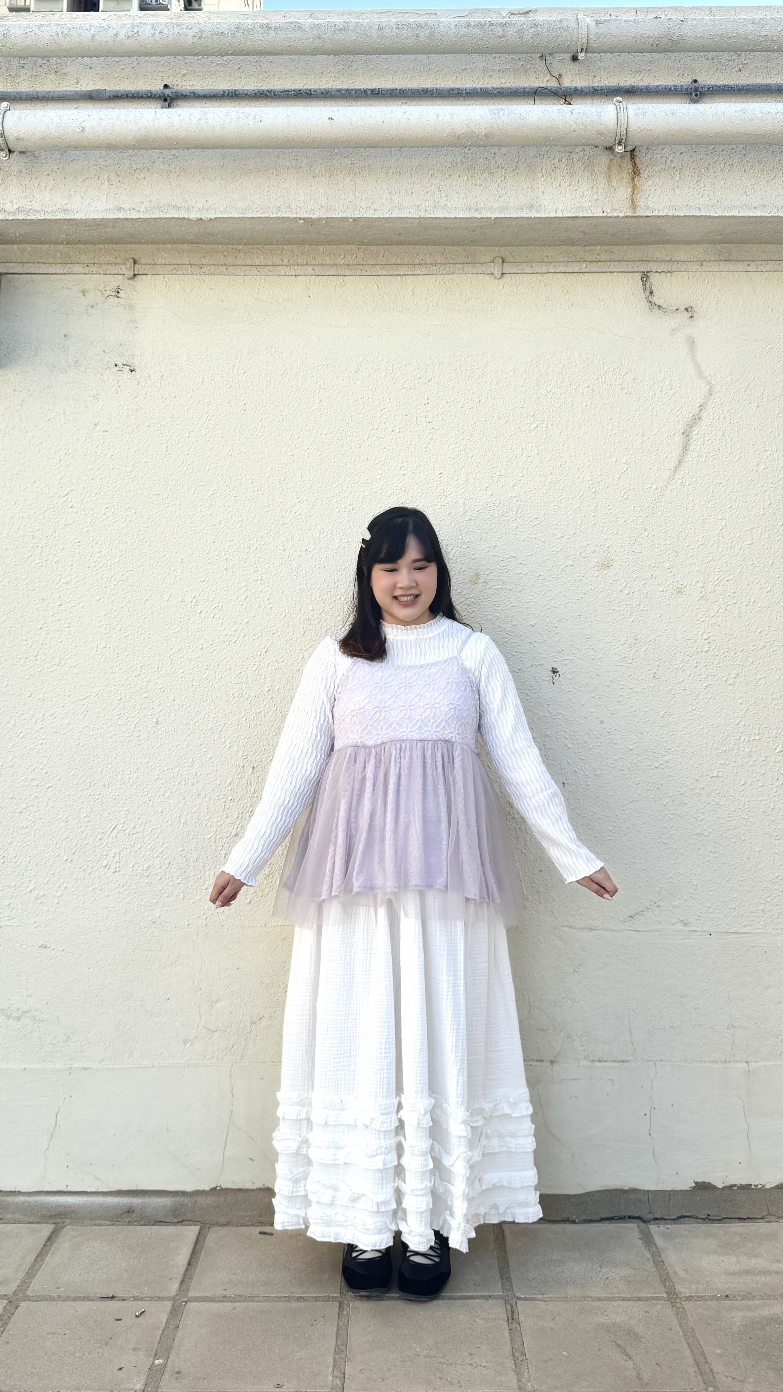 花花拼紗吊帶外搭